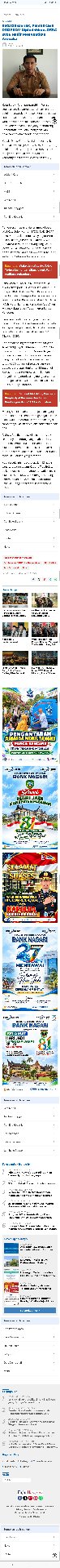 Satu Dunsanak, Pembukaan PORPROV Dipindahkan, RSBG 2026 Hadir Menguatkan